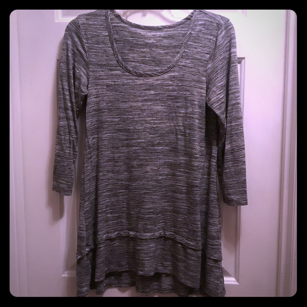 3/4 Sleeve Soft Surroundings Flowing Shirt